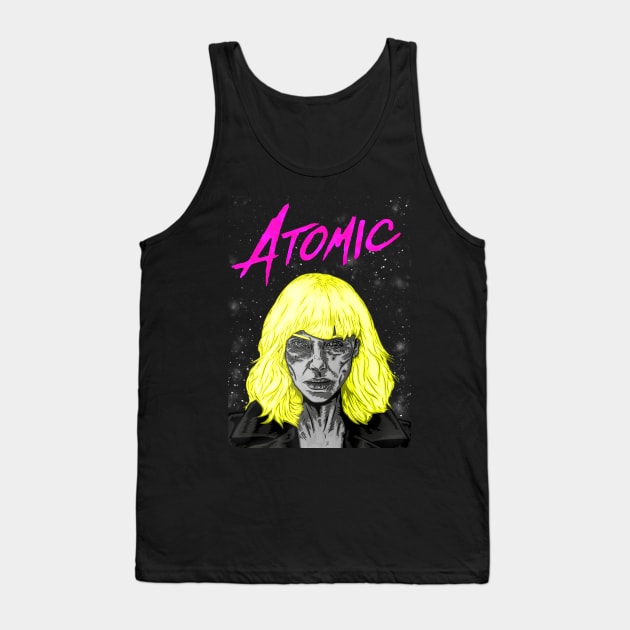 Atomic Blonde Tank Top by gubbydesign